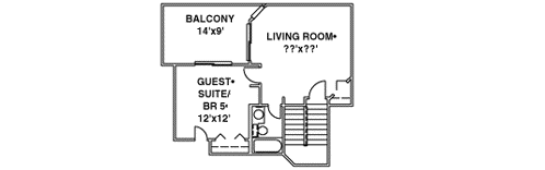 Upper/Second Floor Plan: 71-374
