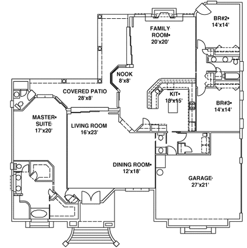 Main Floor Plan: 71-375