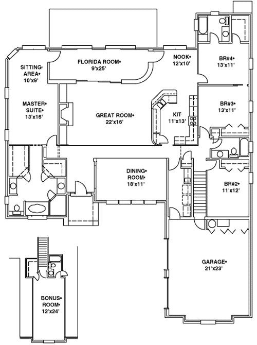 Main Floor Plan: 71-376