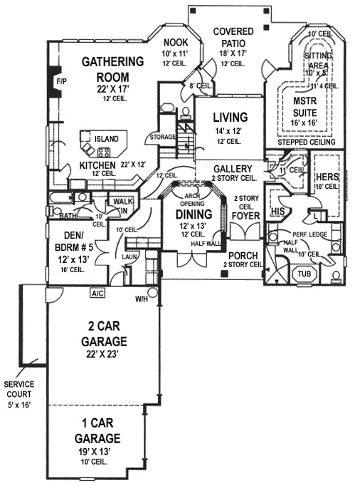 Main Floor Plan: 71-382
