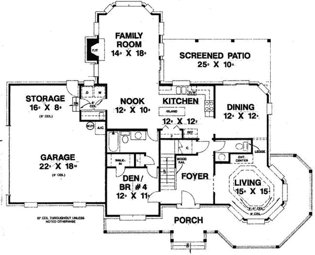 Main Floor Plan: 71-384