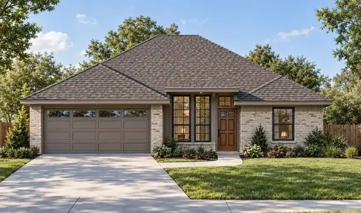 Traditional house plans 71-396 - front exterior, 1,874 sq ft, 3 bed, 2 bath house plans | Monster House Plans