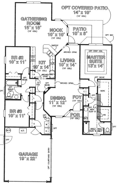 Main Floor Plan: 71-396