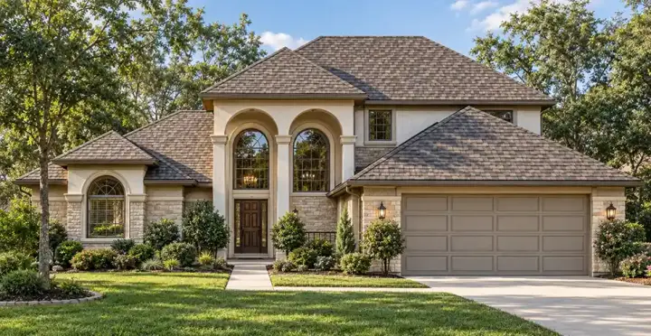 Mediterranean house plans 71-406 - front exterior, 2,167 sq ft, 3 bed, 2 bath house plans | Monster House Plans