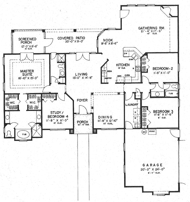 Main Floor Plan: 71-427