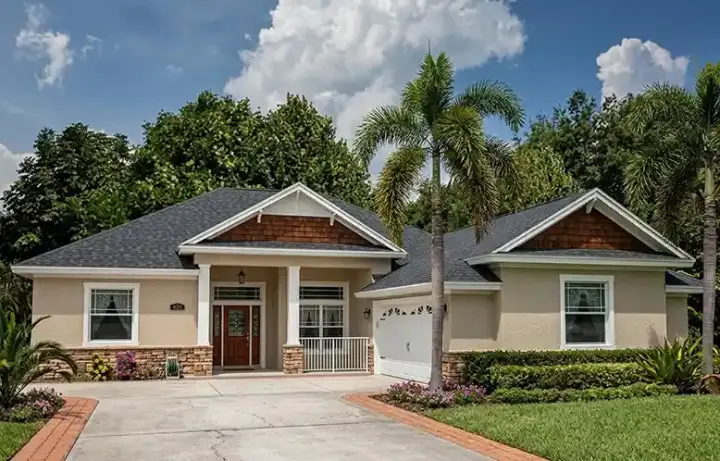 Craftsman house plans 71-441 - front exterior, 1,933 sq ft, 4 bed, 2 bath house plans | Monster House Plans
