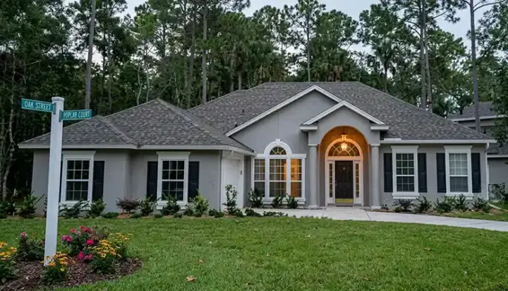 Florida house plans 71-456 - front exterior, 2,082 sq ft, 3 bed, 2 bath house plans | Monster House Plans
