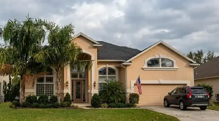 Florida house plans 71-463 - front exterior, 2,412 sq ft, 3 bed, 2 bath house plans | Monster House Plans