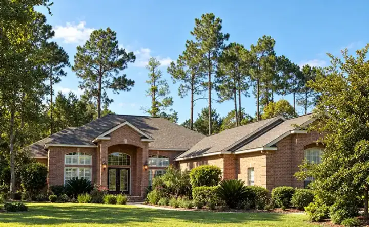 Traditional house plans 71-483 - front exterior, 3,041 sq ft, 4 bed, 2 bath house plans | Monster House Plans