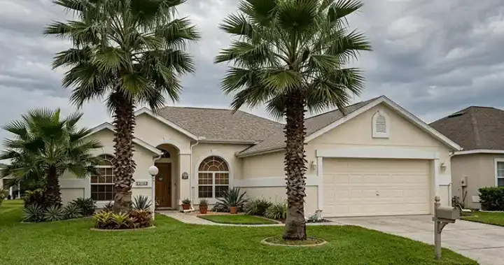 Florida house plans 71-507 - front exterior, 1,400 sq ft, 3 bed, 2 bath house plans | Monster House Plans