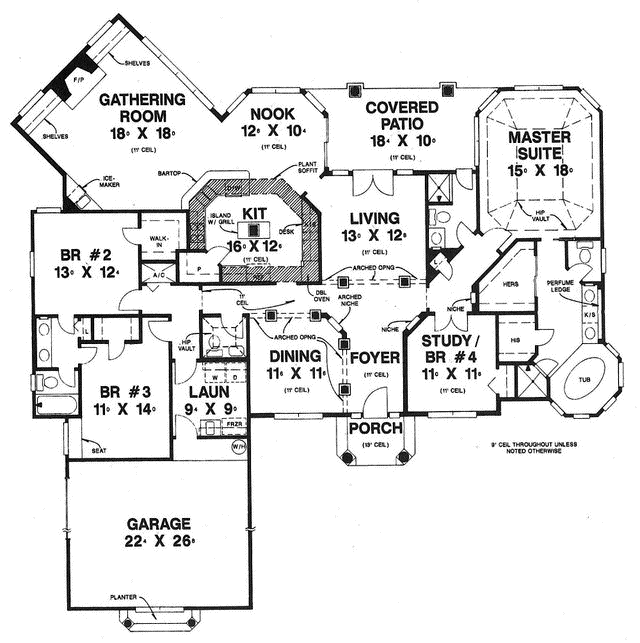 Main Floor Plan: 71-518