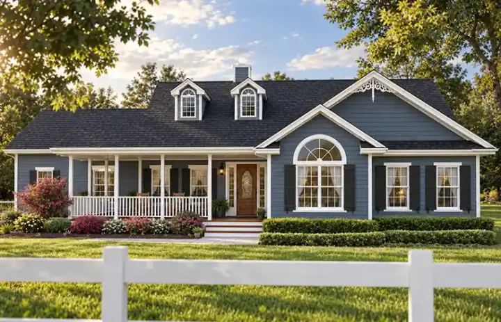 Country house plans 71-565 - front exterior, 1,947 sq ft, 3 bed, 3 bath house plans | Monster House Plans
