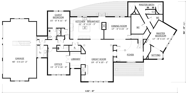 Main Floor Plan: 72-102
