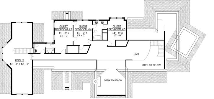 Upper/Second Floor Plan: 72-102