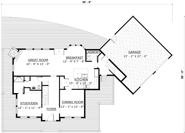 Main Floor Plan: 72-103