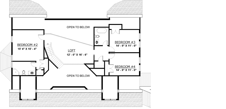 Upper/Second Floor Plan: 72-109