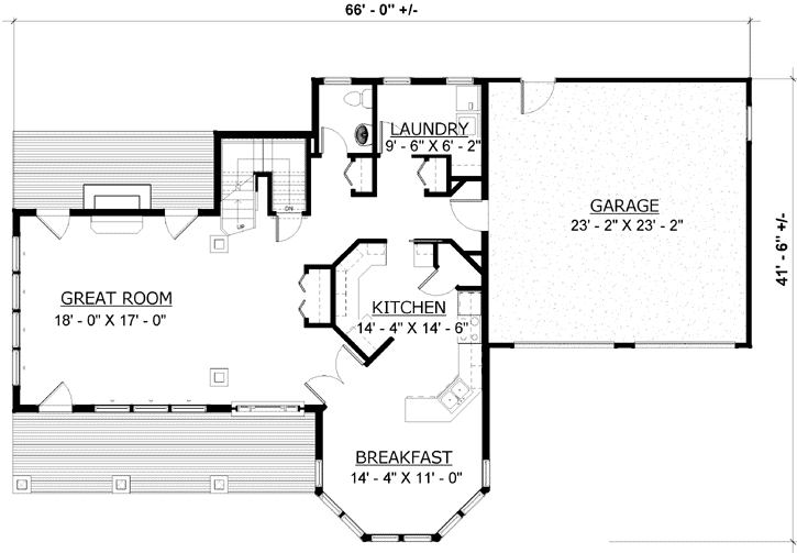 Main Floor Plan: 72-111