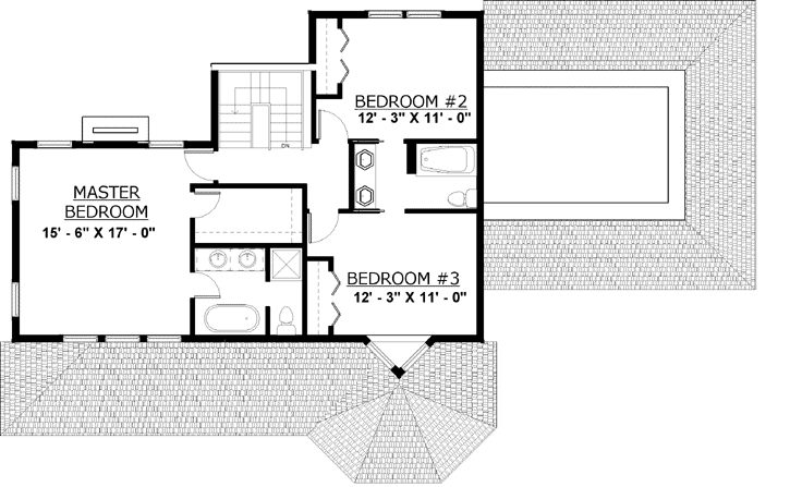 Upper/Second Floor Plan: 72-111