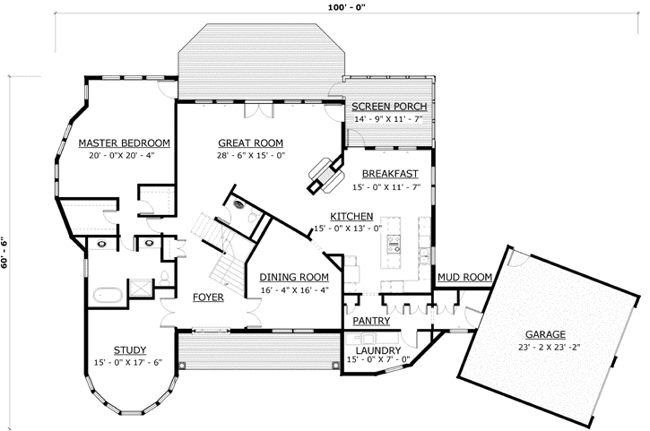 Main Floor Plan: 72-112