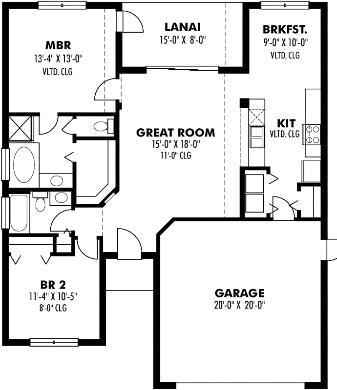 Main Floor Plan: 73-103