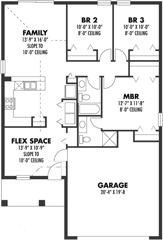Main Floor Plan: 73-104
