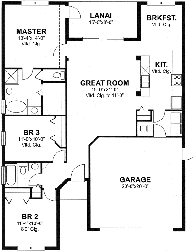 Main Floor Plan: 73-109