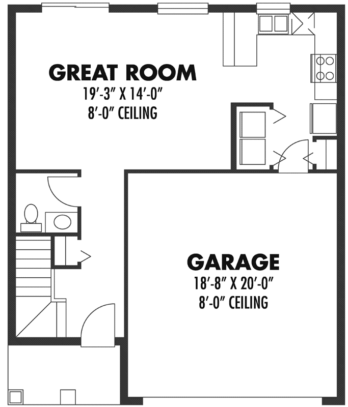Main Floor Plan: 73-110