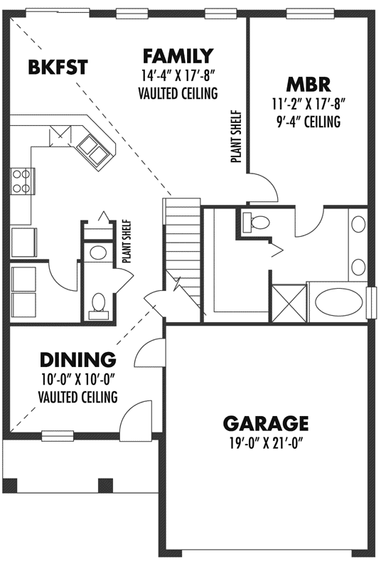 Main Floor Plan: 73-114