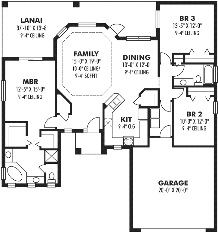 Main Floor Plan: 73-117