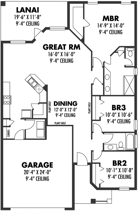 Main Floor Plan: 73-119