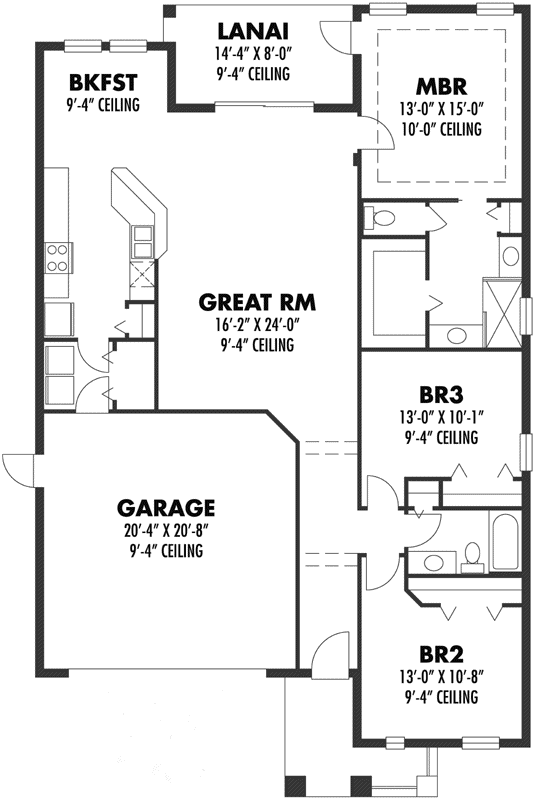 Main Floor Plan: 73-120