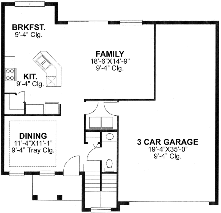 Main Floor Plan: 73-124