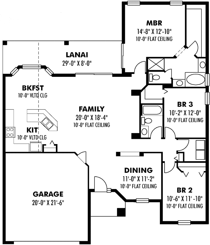 Main Floor Plan: 73-125