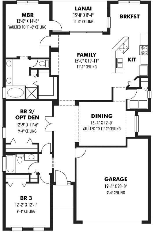 Main Floor Plan: 73-127
