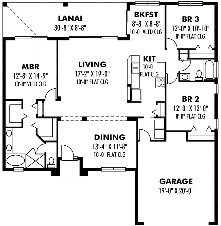 Main Floor Plan: 73-128