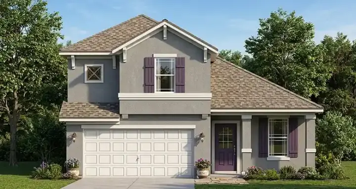 Florida house plans 73-131 - front exterior, 1,799 sq ft, 4 bed, 2 bath house plans | Monster House Plans