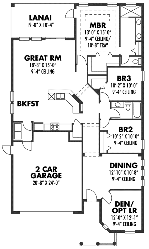 Main Floor Plan: 73-134