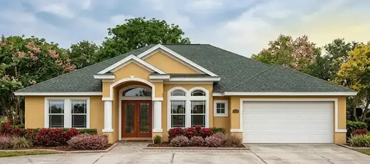 Florida house plans 73-136 - front exterior, 1,944 sq ft, 4 bed, 2 bath house plans | Monster House Plans