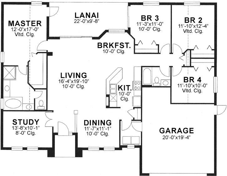 Main Floor Plan: 73-136