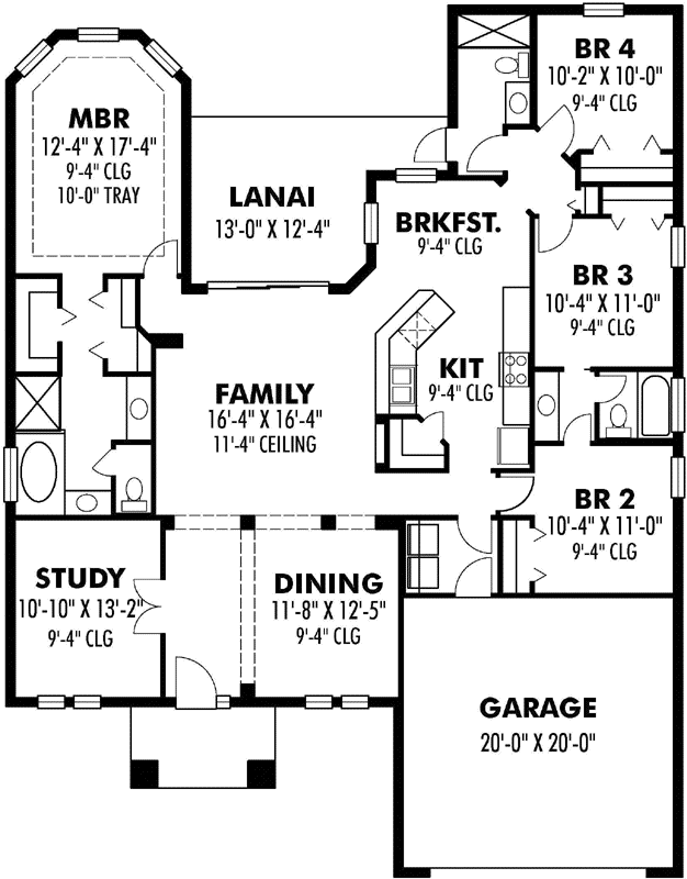 Main Floor Plan: 73-141