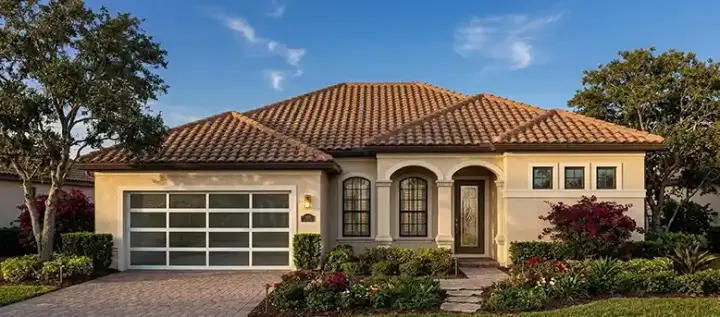 Florida house plans 73-143 - front exterior, 2,072 sq ft, 4 bed, 3 bath house plans | Monster House Plans