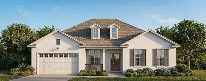 Florida house plans 73-144 - front exterior, 2,082 sq ft, 4 bed, 2 bath house plans | Monster House Plans