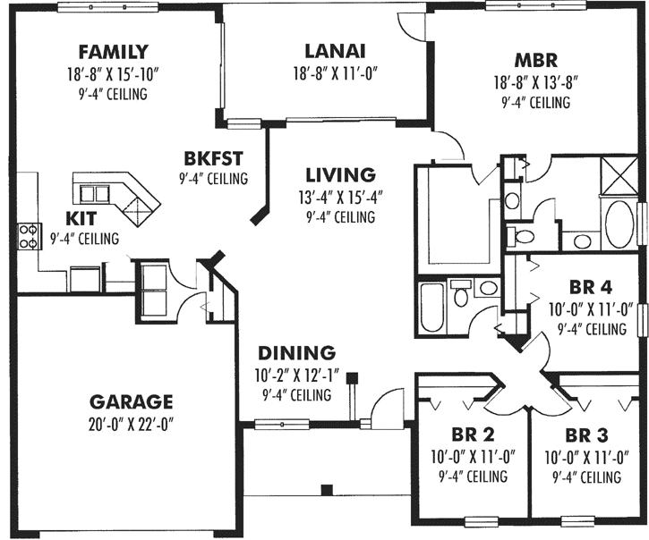 Main Floor Plan: 73-144