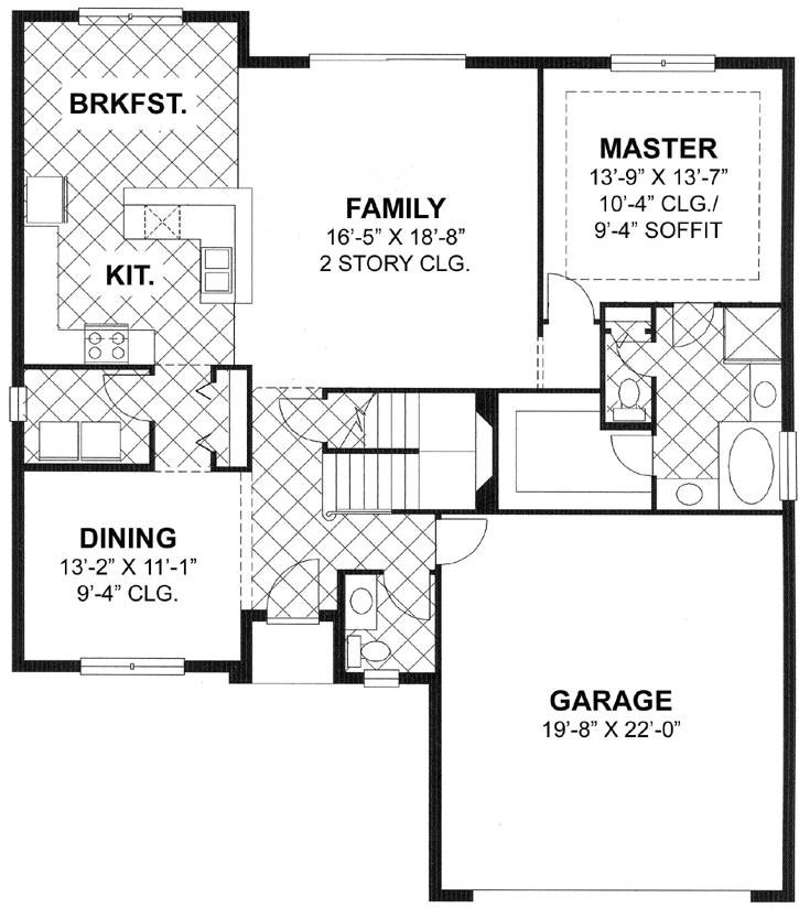 Main Floor Plan: 73-147
