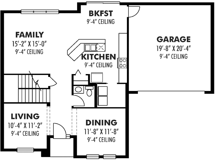 Main Floor Plan: 73-148