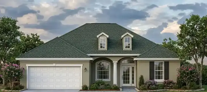 Florida house plans 73-149 - front exterior, 2,170 sq ft, 4 bed, 3 bath house plans | Monster House Plans