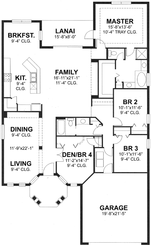 Main Floor Plan: 73-150