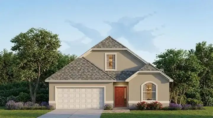 Florida house plans 73-151 - front exterior, 2,173 sq ft, 4 bed, 3 bath house plans | Monster House Plans