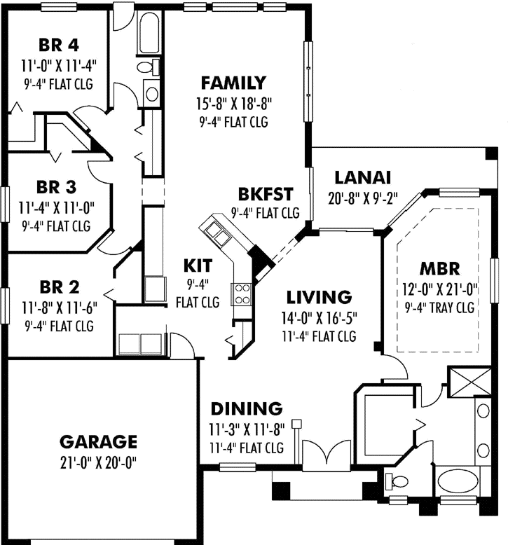 Main Floor Plan: 73-152