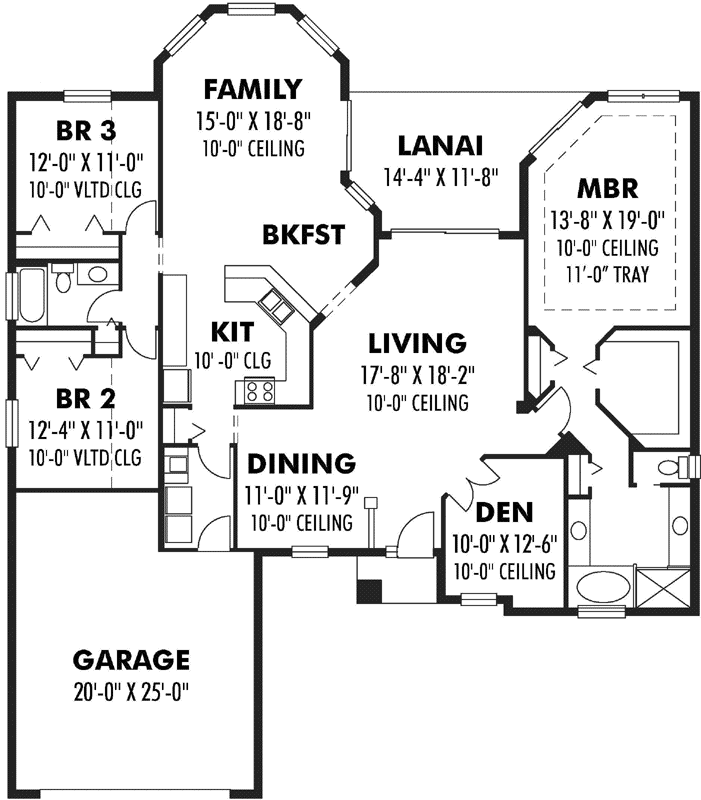 Main Floor Plan: 73-155